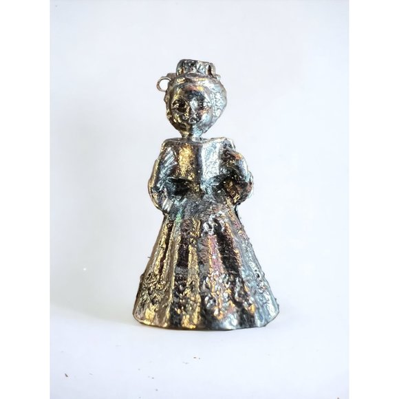 Vintage Mini Pewter Choir Girls Figurines Songbook Mandolin - Picture 2 of 10